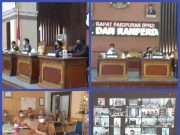 DPRD Tanjabtim Gelar Paripurna Pandangan Umum Fraksi Terkait, Nota LKPJ Bupati Ta 2019