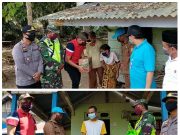 Kades Karya Bhakti “Ngatijo” Camat, Bappeda, Kapolsek, DPRD, Babinsa, Salurkan Paket Sembako (JPS) Dampak Covid-19, Dari Pemkab Tanjab Timur