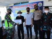 Kades Kuala Lagan Ridwan, S.kom salurkan BLT DD 55 KK