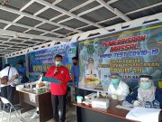 DIREKTUR PDAM BESERTA KARYAWAN LAKSANAKAN RAPID TEST