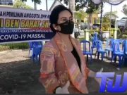ANGGOTA DPR RI KOMISI III IBU ARY EGAHNY BEN BAHAT, SH, TINJAU KEGIATAN RAPID TEST MASSAL