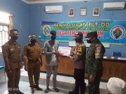 IKUTI HIMBAUAN PROTOKOL KESEHATAN, PEMDES PEMATANG RAHIM SALURKAN BLT UNTUK TAHAP KE-III