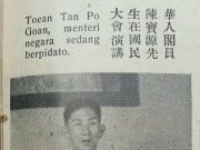 TAN PO GOAN, SOSOK LANGKA DALAM SEJARAH KEMERDEKAAN INDONESIA