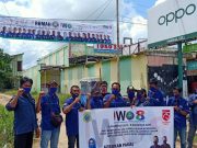 Puncak HUT IWO Ke – 8, Lakukan Aksi Sosial Bagikan Masker dan Bendera Mini, Kedepan Semakin Baik Dalam Menyampaikan Pemberitaan Kepada Masyarakat