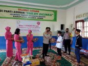 KAPOLRES BESERTA KETUA CABANG BHAYANGKARI KUNJUNGI PANTI ASUHAN SAILUN SALIMBAI