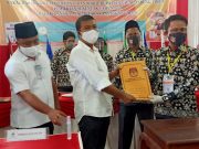 KPUD Kab Tanjabtim Terima Pendaftaran Paslon Bupati dan Wakil Bupati, Terapkan Protokol Kesehatan