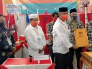 KPUD Kab. Tanjabtim Terima Pendaftaran Berkas Paslon Abdul Rasid dan Mustakim