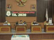 Sidang Paripurna DPRD Kab Tanjabtim Dalam Rangka Penyampain Kata Akhir Fraksi Terhadap APBD Perubahan TA 2020