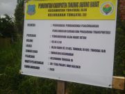 TIDAK DI CANTUMKAN PAGU : DIDUGA LURAH MENGANGGAP SERING TERJADI PERUBAHAN DATA SESUAI PERMINTAAN MASYARAKAT