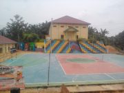 PEMBANGUNAN LAPANGAN FUTSAL DESA TANJUNG MAKMUR TAHUN 2019 DI DUGA DI ANGGARKAN LAGI TAHUN 2020