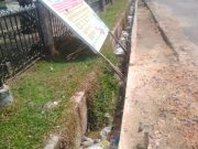 SENGETI : PROYEK DRAINASE TAHUN 2019 DIDUGA DIBANGUN ASAL JADI DAN DIDUGA TIDAK SESUAI SPEK