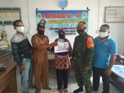 Pemdes Lambur Satu Salurkan BLT DD Tahap ll Periode Vl, Tetap Menerapkan Protokol Kesehatan Covid 19