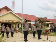 KAPOLRES MUARO JAMBI AKBP ARDIYANTO MELEPASKAN 495 PASUKAN PAM TPS PILKADA TAHUN 2020
