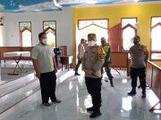 PENGAMANAN, KAPOLRES MUARO JAMBI PANTAU POSPAM DAN GEREJA SUNGAI BAHAR