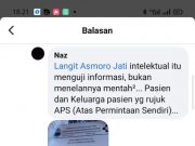 TANGGAPAN NETIZEN, DIDUGA MENDAPAT BANTAHAN DARI PIHAK RSUD SUNGAI BAHAR DENGAN SEBUAH SURAT