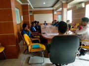 Puluhan PMII Cabang Tanjabtim Datangi Kantor Bappeda Pantauan Media Melayu Pos Di Sabak Meeting Room