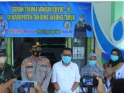 Sekda Tanjab Timur Safril, S.IP, Serah Terima 3.320 Dosis Vaksin Sinovac