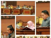 Paripurna DPRD, Kab.Tanjabtim Penyampaian Pandangan Fraksi Terhadap LKPJ Bupati TA 2020-2021