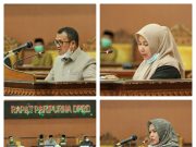 Paripurna DPRD Tanjabtimur Dalam rangka Penyampaian Laporan Pansus Tetang LKPJ Bupati TA 2020