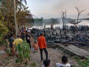 Kebakaran Kembali Terjadi Hanguskan Dua Buah Rumah Warga Rantau Rasau