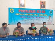 Pemdes Rantau Rasau ll Salurkan BLT DD Tahap l Periode Maret 2021, Kades Ajak masyarakat Sukseskan Vaksinasi Covid 19