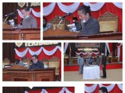 Paripurna DPRD Tanjabtimur Penyampaian Pandangan Umum Fraksi Terkait (KUA-PPAS) TA 2022