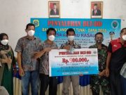 Salurkan BLT DD Tahap I dan II, Periode April, Mei, dan Juni, Kades “Wahyu” Berharap Masyarakat Tetap Patuhi Prokes