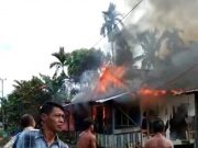Kebakaran Kembali Terjadi Hanguskan Dua Buah Rumah di Tanjab Timur