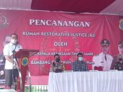 Bupati Romi Dampingi Wakajati Jambi Resmikan Rumah Restorative justice Di Desa Teluk Majlis