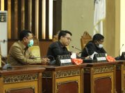 Penyampaian Laporan Pansus DPRD Tanjabtimur Terhadap LKPJ Bupati Tahun Anggaran 2021