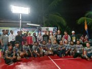 Kades Pematang Rahim Resmikan Turnamen Badminton PB. Mandiri Dusun Karya Mandiri Yang Di Dukung Oleh BPD Wilayah Dusun Karya Mandiri