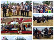 Puncak HUT RI Ke 77 Ribuan Masyarakat Kec. Rantau Rasau Berbagai Elemen dan Organisasi Ikut Pawai