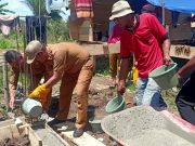 Fajar Alamsyah, SE. Monitoring Pembangunan RMU di Desa Karya Bhakti