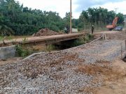 Dinas PUPR Provinsi Jambi Bangun Tiga Box Culvert di Sabak Timur, Dua Diantaranya Dana CSR petroChina