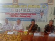 Musdes Penetapan RKPdes Tahun 2023 Desa Tri Mulya Tetapkan 5 Skala Prioritas
