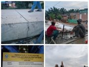 Diduga Kerja Asal – Asalan Jalan Simpang Gelis Ada yang Retak, Bernarkah Ada setmen Yang Dibongkar ?