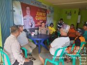 Kapolsek Sadu AKP. Very Prasetyawan, SH. MH. Bersama Personil Polsek Sadu Laksanakan Giat Jum’at Curhat