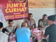 Jum’at Curhat Polsek Mendahara Ulu Di Desa Mencolok Mendapat Antusias Dari Pemdes Dan Masyarakat