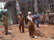 Progres Pembangunan RS Umum Pratama Kec. Rantau Rasau Baru Mencapai 63 persen