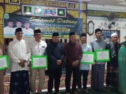 Wabup Tanjab Timur Robby Nahliyansyah Safari Ramadhan di Masjid Nurul Huda Kecamatan Geragai