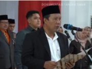 Bupati H. Romi Hariyanto, SE Kukuhkan 30 Anggota Paskibraka HUT RI Ke 79