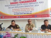 Bawaslu Tanjab Timur Gelar Rakor Bersama Pers Cegah Berita Hoax Pada Pilkada 2024