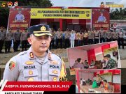 Kapolres Tanjab Timur Cek Pospam Nataru 2024