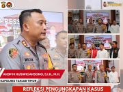 Gelar Press Release Akhir Tahun Polres Tanjab Timur Ungkap Kasus Sepanjang 2024