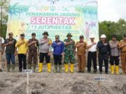 Wabup Tanjabtim Hadiri Penanaman Jagung Serentak 1 Juta Hektar
