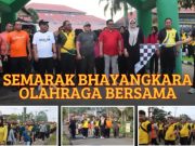 Semarak HUT Bhayangkara Ke 79 Polres Tanjab Timur Gelar Kegiatan Olahraga Bersama Bupati dan Forkopimda