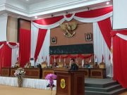 Paripurna DPRD Tanjab Timur Penyampaian Laporan Pansus Ranperda Tentang RPJMD