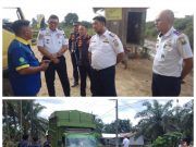 Dishub Provinsi dan Dishub Kabupaten Tanjabtim Laksanakan Monitoring Angkutan Barang di Ruas Jalan Provinsi