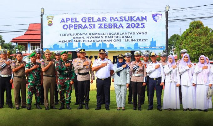 Polres Tanjab Timur Gelar Apel Pasukan Operasi Zebra Siginjai 2025 “Siap Wujudkan Kamseltibcarlantas Aman, Nyaman Dan Selamat