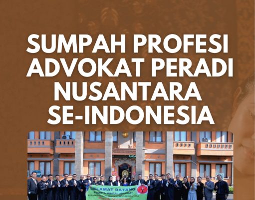 Ketua Pengadilan Tinggi Denpasar Gelar Sumpah Profesi Advokat Peradi Nusantara